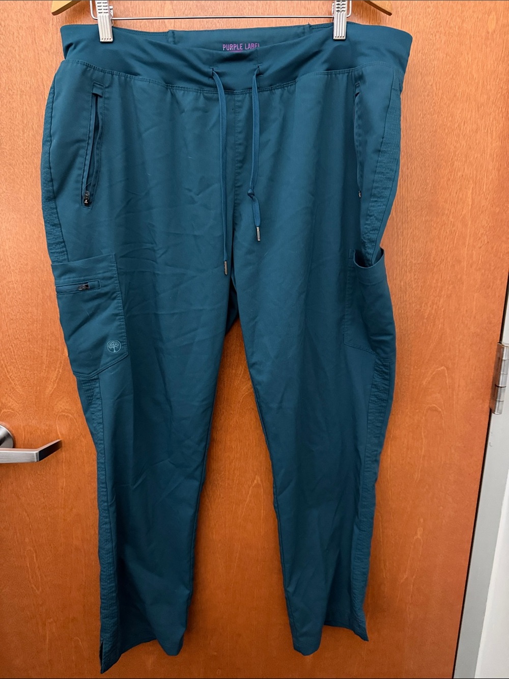 Purple Label Yoga Pants with Drawstring Waist